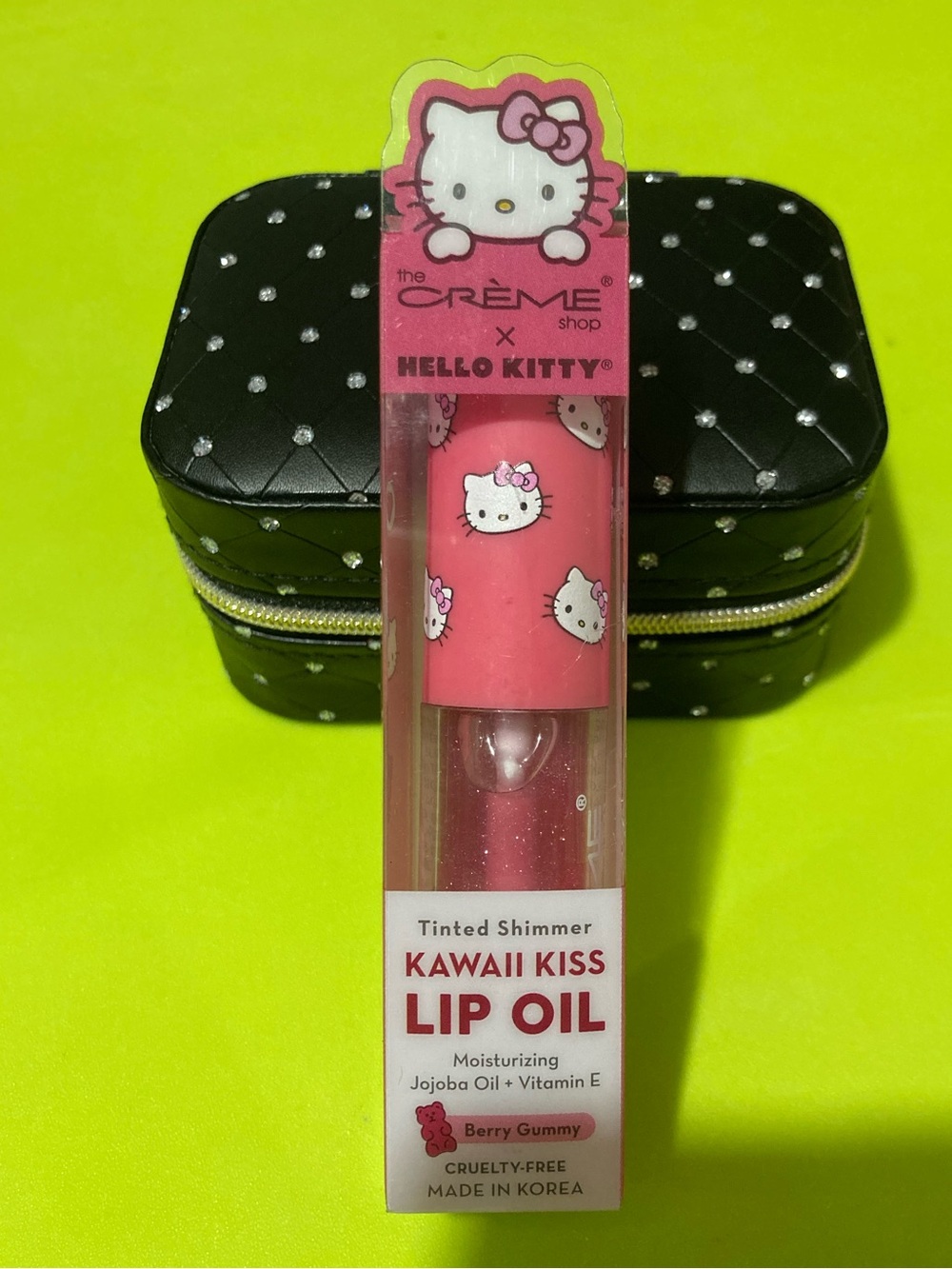 The Crème Shop x Hello Kitty Kawaii Kiss Tinted Shimmer Lip Oil - Pink